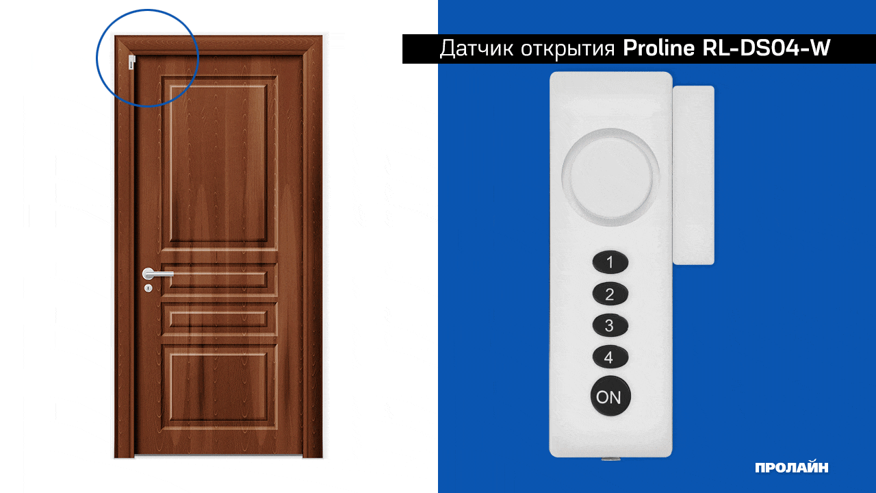 Датчик открытия Proline RL-DS04-W