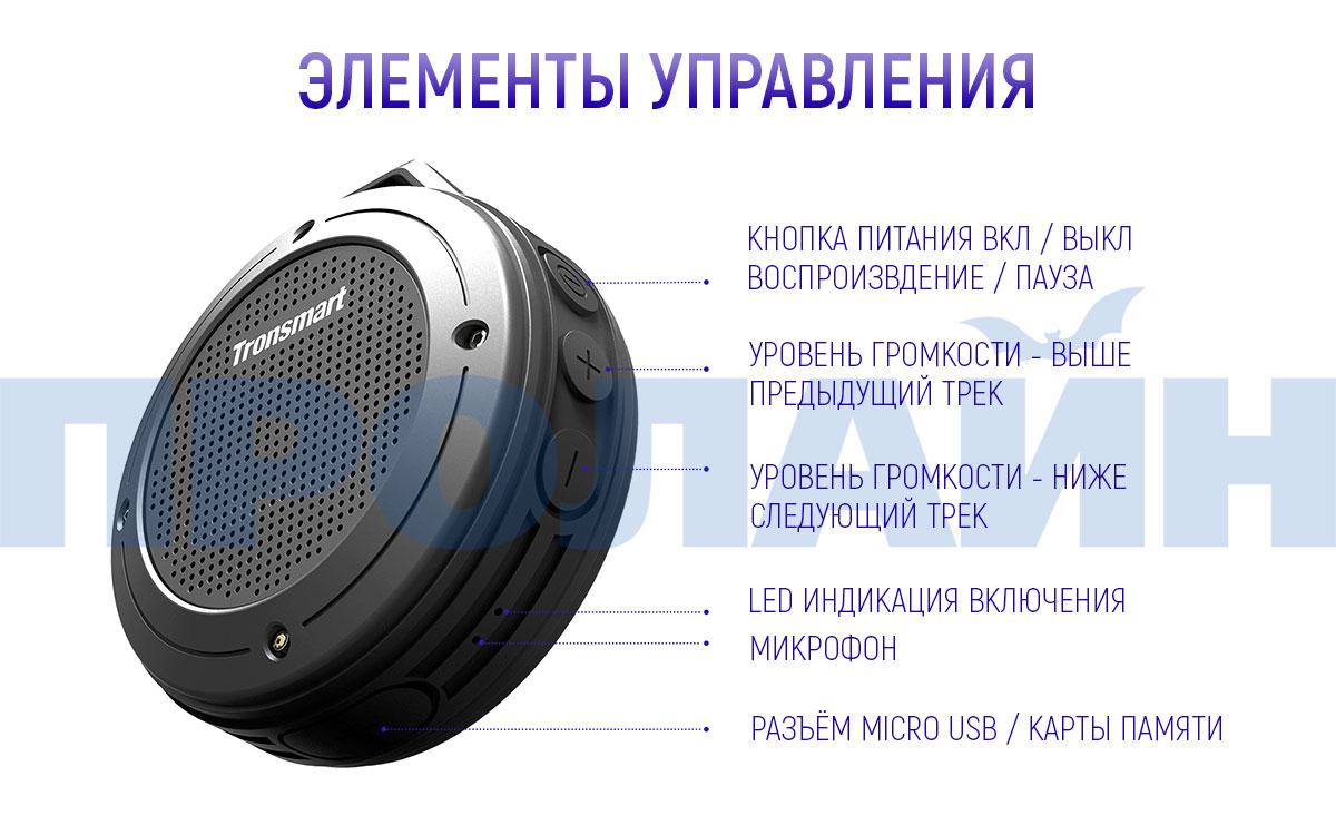 Портативная акустика Tronsmart Element T4 Dark Grey