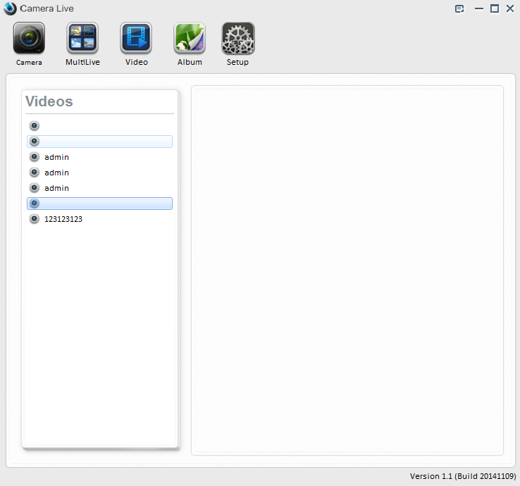 Программа для ПК "Camera Live"