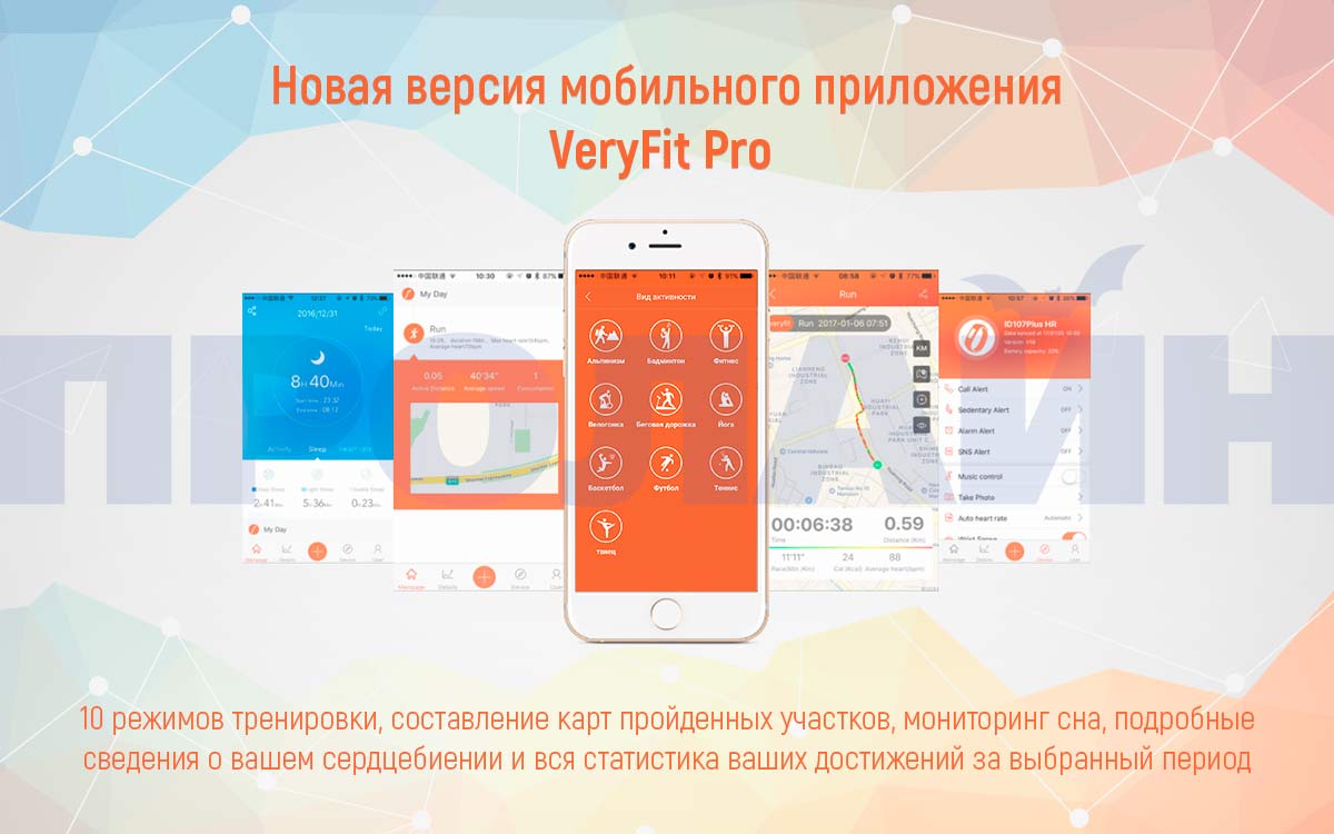 Фитнес-браслет VeryFit ID107 Plus HR