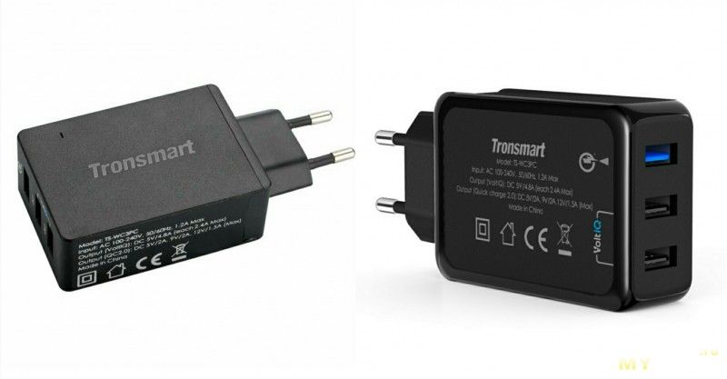 Зарядное устройство Tronsmart TS-WC3PC