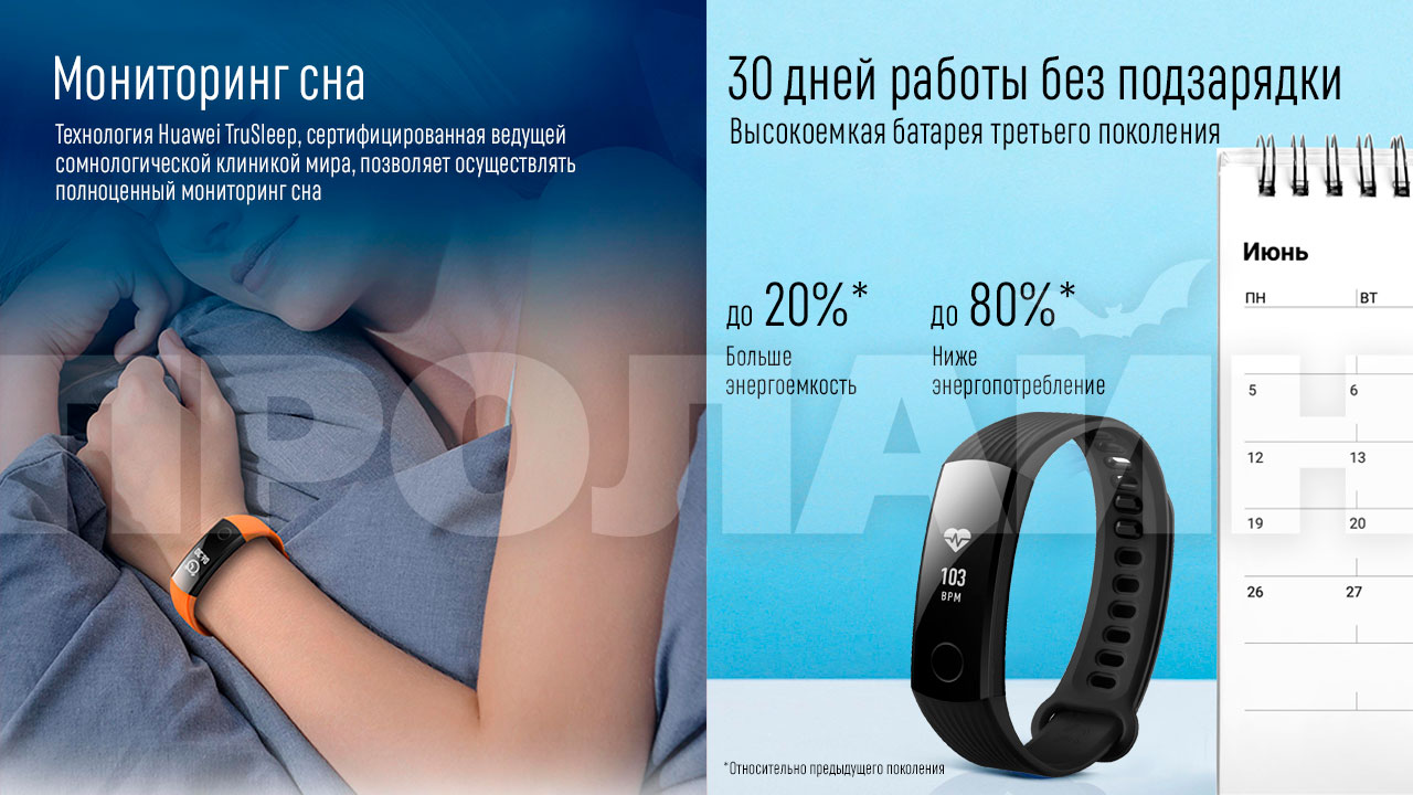 Фитнес-браслет Huawei Honor Band 3 Black