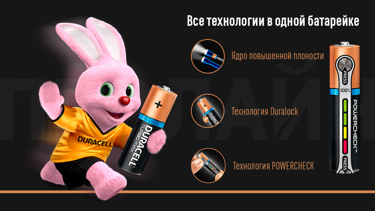 Батарейка Duracell Ultra Power AAА LR03/MX2400
