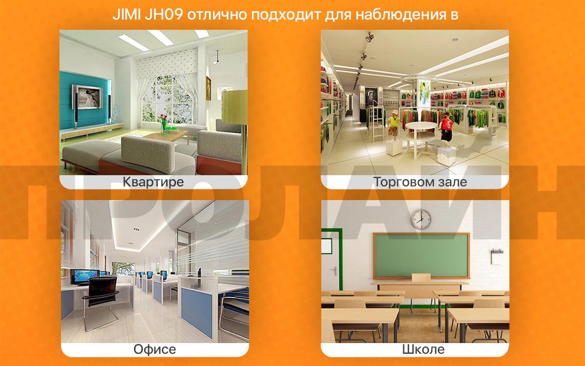 Домашняя WIFI камера c ИК-подсветкой JIMI JH09