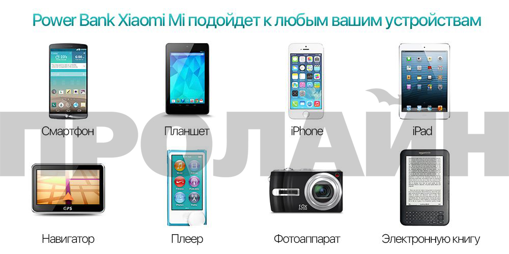 Внешний аккумулятор Xiaomi Mi Power Bank 2 10000 Silver