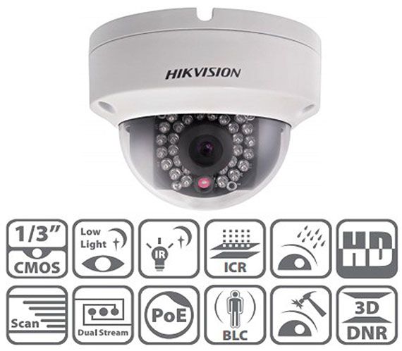 Купольная IP камера HIKVISION DS-2CD2142FWD-IS 2.8mm