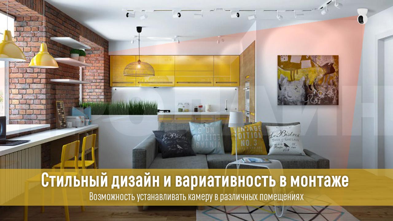 Домашняя поворотная Wi-Fi камера Xiaomi MiJia 360° Home Camera 1080p