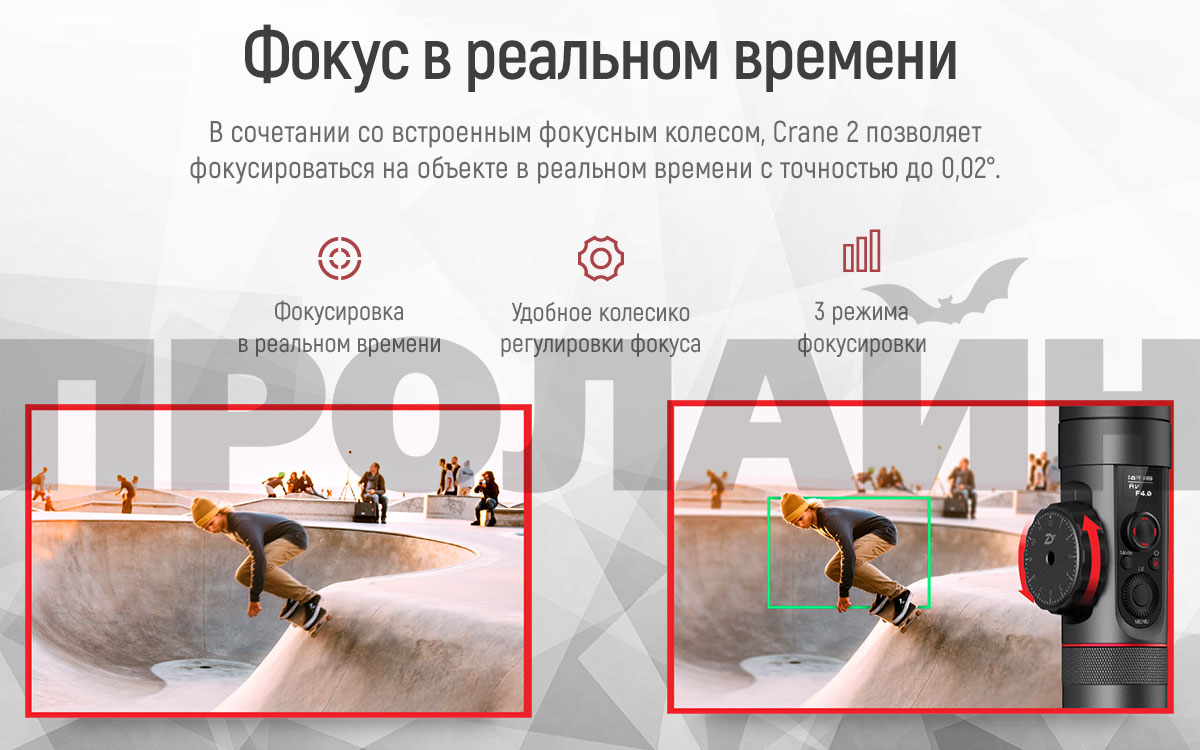 3-х осевой стабилизатор Zhiyun CRANE 2