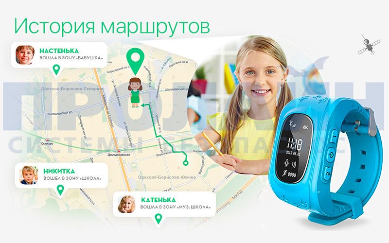 Полное управление часами с помощью мобильного приложения Smart Baby Watch Y3