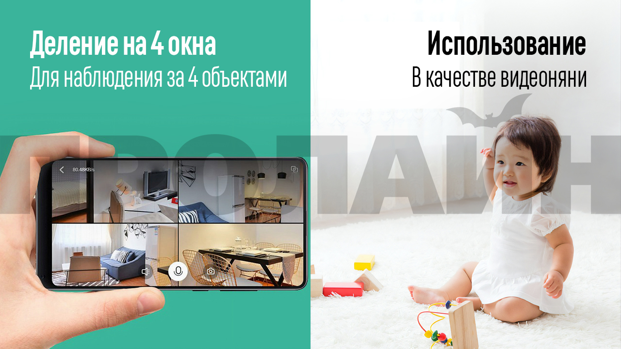 Домашняя Wi-Fi камера Xiaomi MiJia Xiaofang 360 1080P