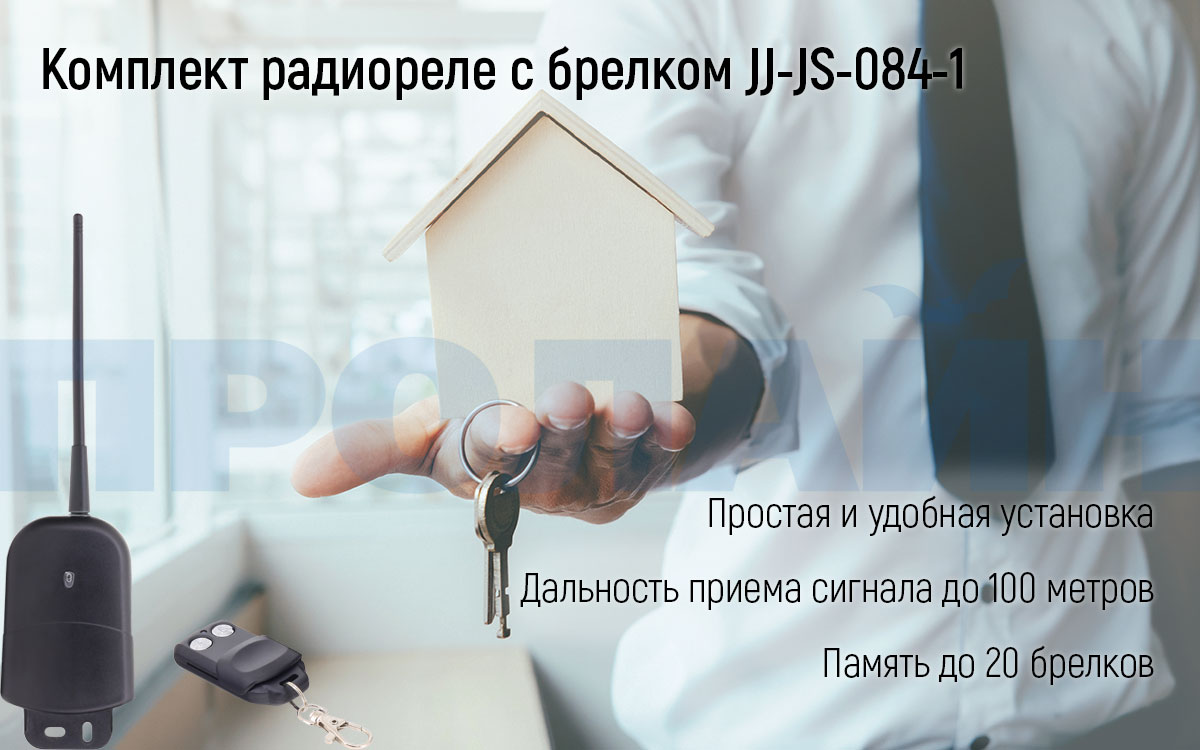 Радиореле с брелком Proline JJ-JS-084-1