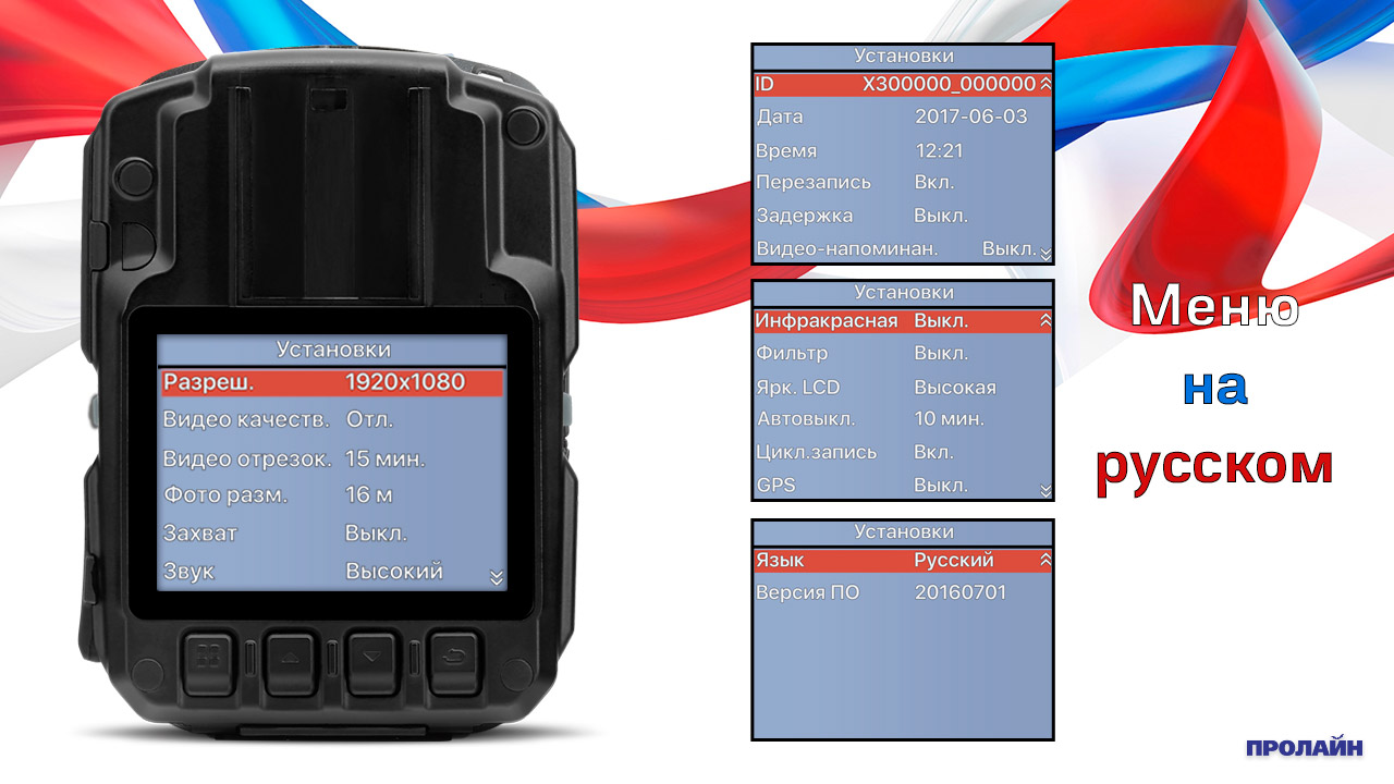 Персональный видеорегистратор Proline PR-PVR07A-64