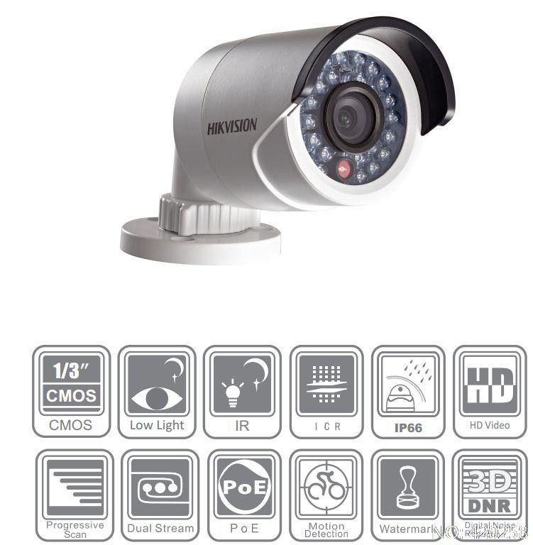 Уличная IP камера HIKVISION DS-2CD2032F-I 4mm