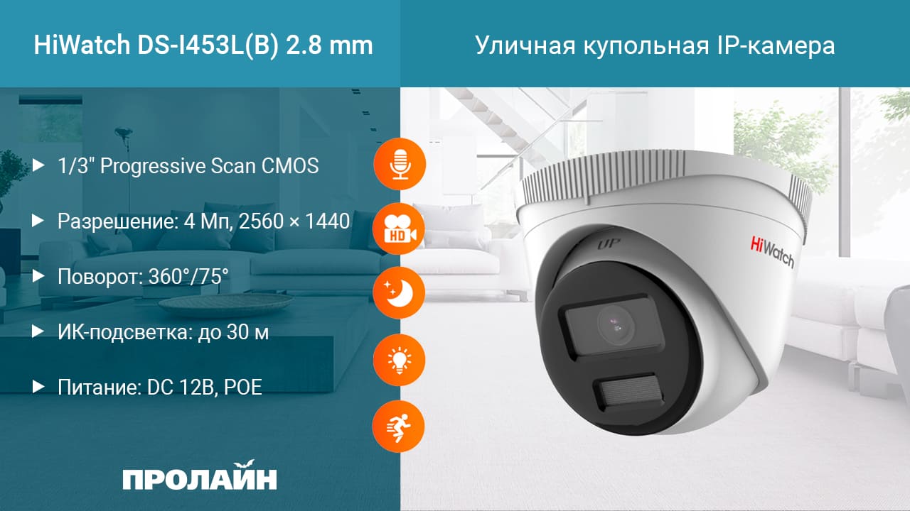Купольная IP-камера Proline PR-ID2234FCX