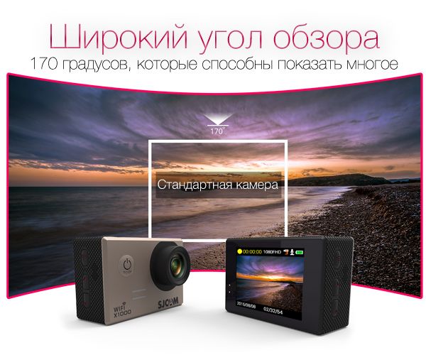 Экшн камера SJCAM X1000 WiFi