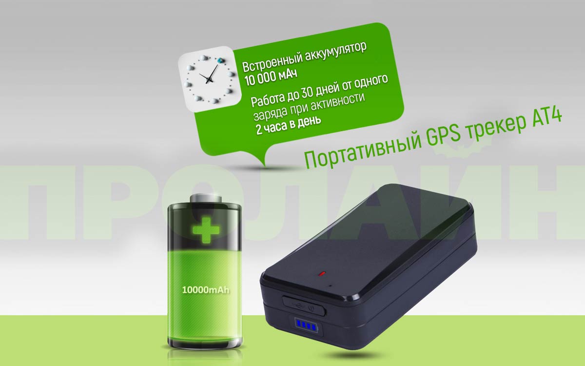 Портативный GPS-трекер AT4