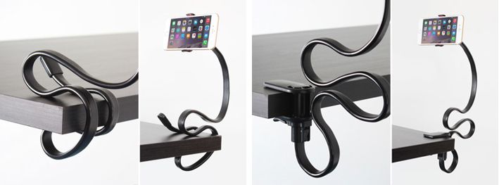 Гибкий монопод Phoseat Phone Stand White