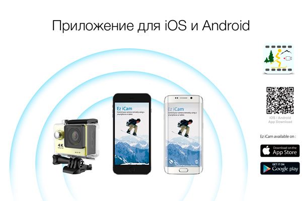 Экшн камера EKEN H8 4K