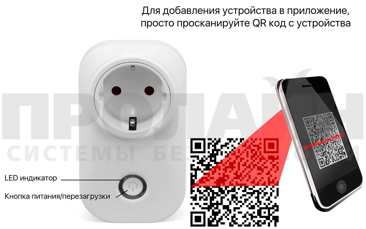 Беспроводная розетка Dinsafer Wireless Smart Plug