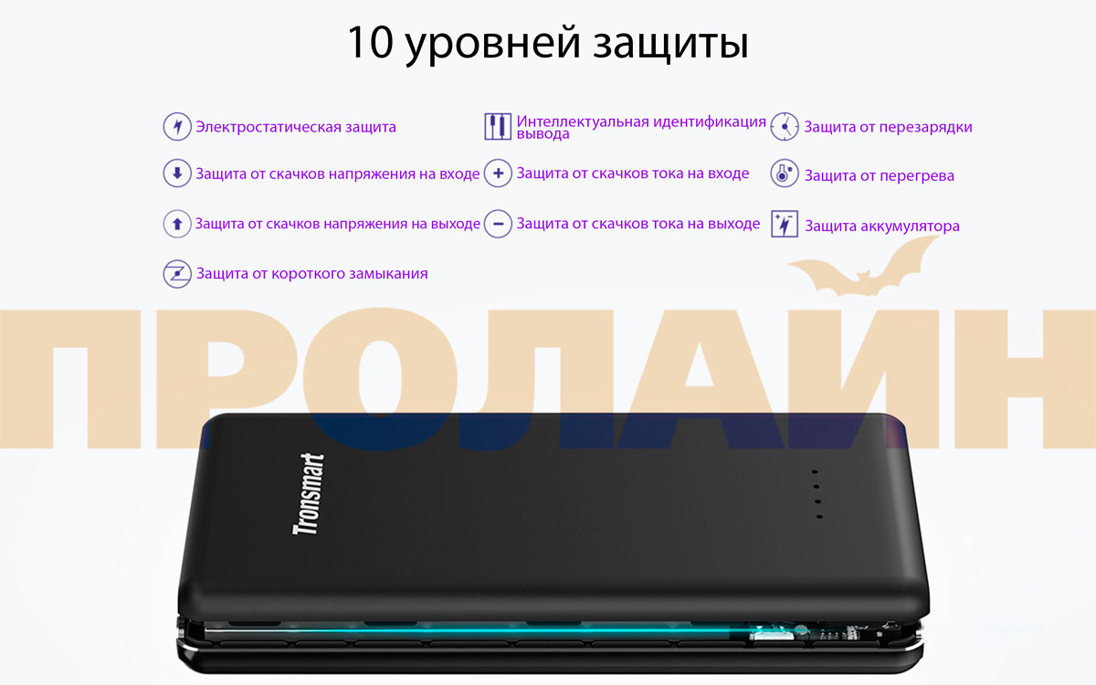 Внешний аккумулятор Tronsmart Presto PBT10 B