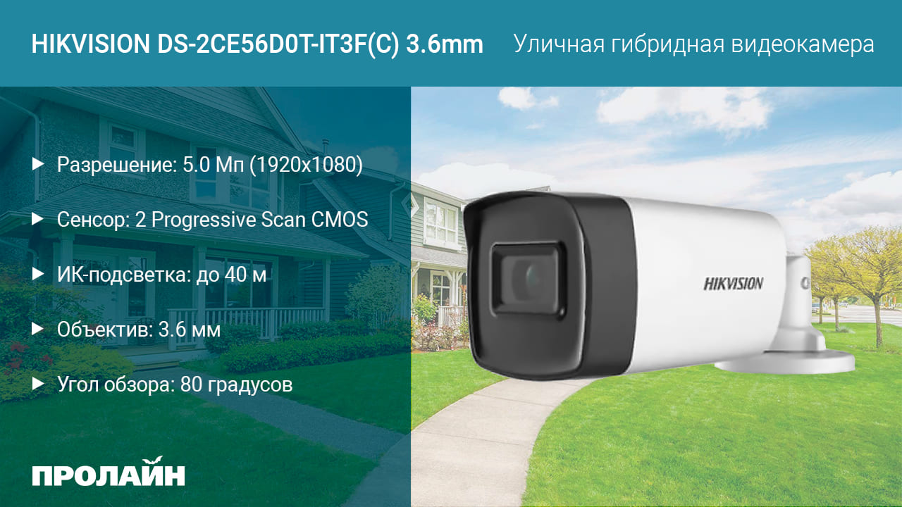 IP-видеокамера Proline PR-HPT223FX