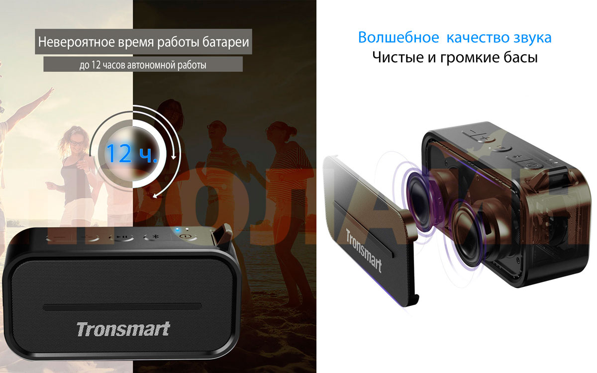 Портативная акустика Tronsmart Element T2