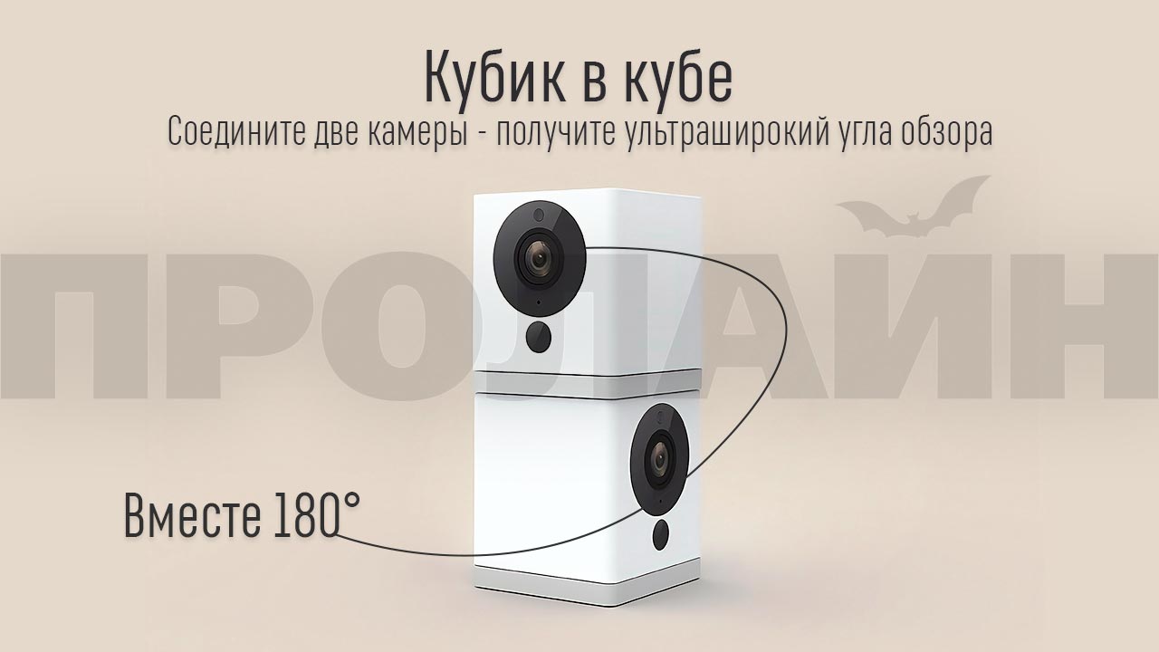 Домашняя Wi-Fi камера Xiaomi Small Square Smart Camera