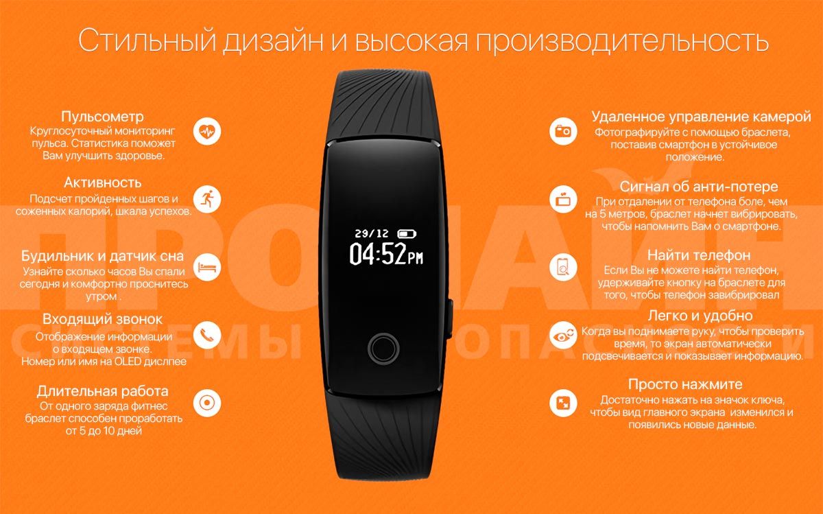 Фитнес-браслет VeryFit ID107HR