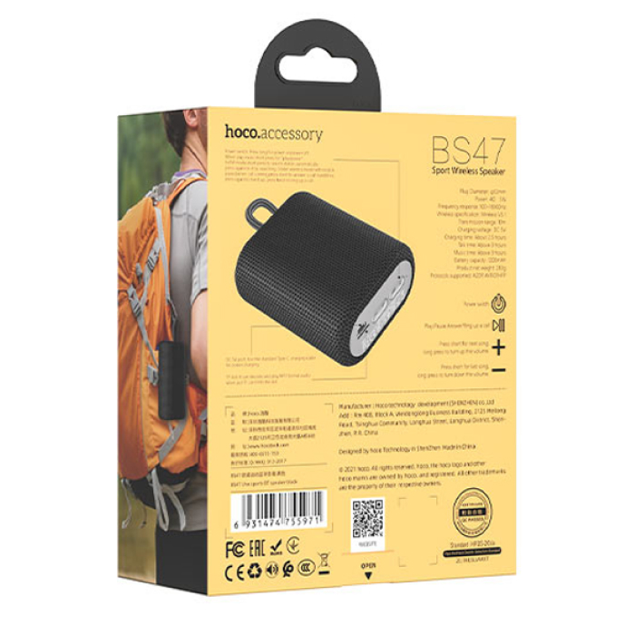 hoco-bs47-uno-sports-black-62246