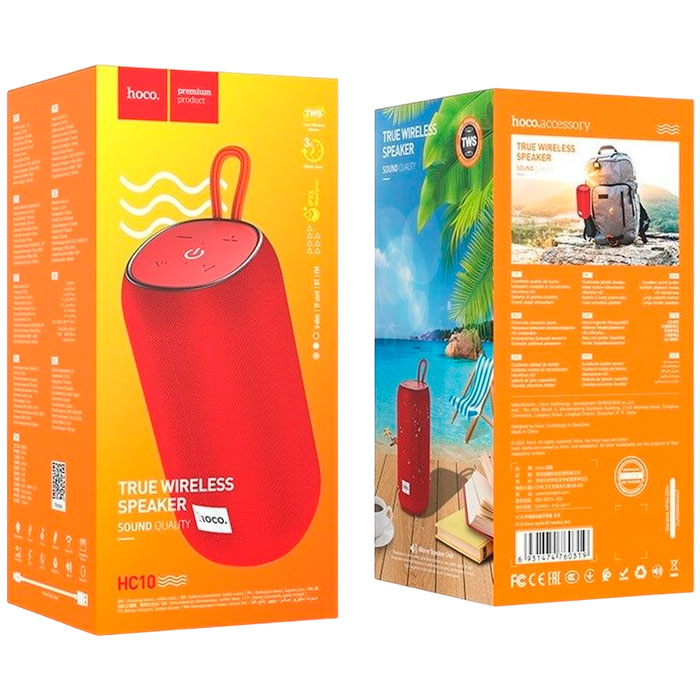 hoco-hc10-sonar-sports-red-62149