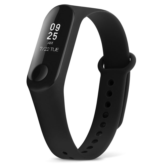 Ремешок для Xiaomi Mi Band 3 чёрный