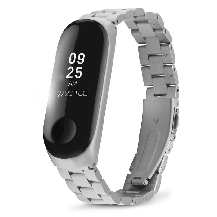 Xiaomi Mi Band 3 Stainless Steel серебряный