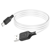 HOCO Х90 Cool Silicone Type-C 1м White