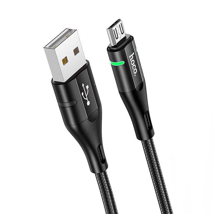 HOCO U93 Shadow MicroUSB 1.2м Black