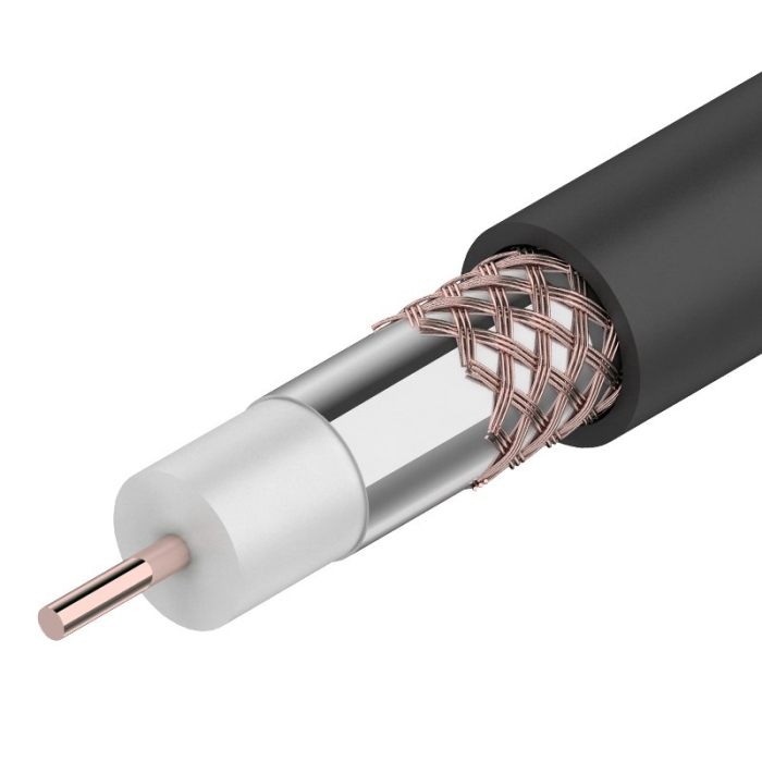 RG-6U+Cu Cu/Al/Cu (100м бухта)