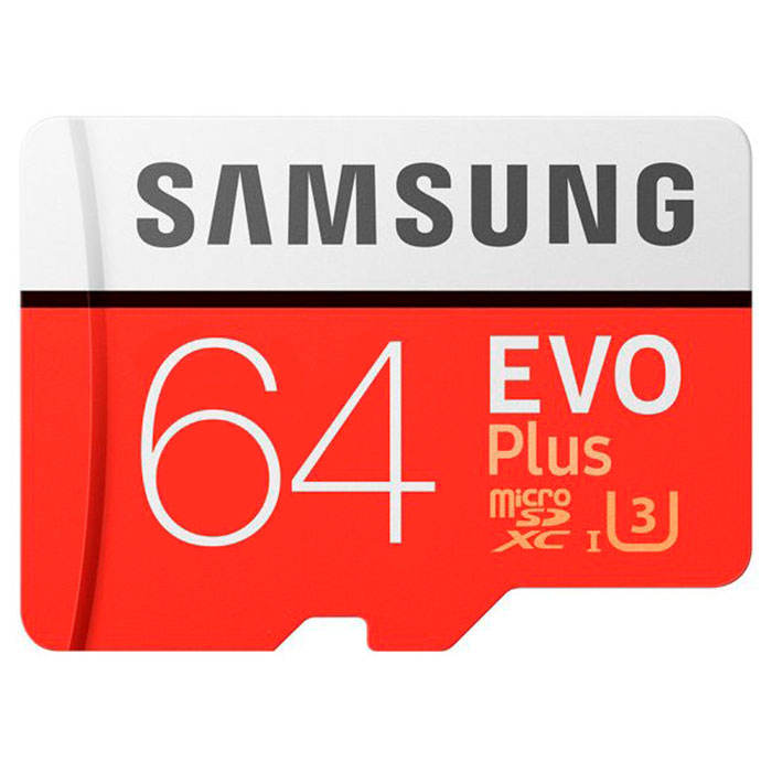 Samsung EVO Plus MicroSDXC 64Gb UHS-I U1 Class 10