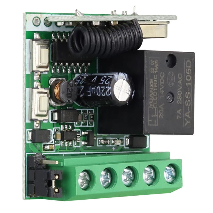 Радиореле с брелоком 12V 1Ch AK-RK01B-12