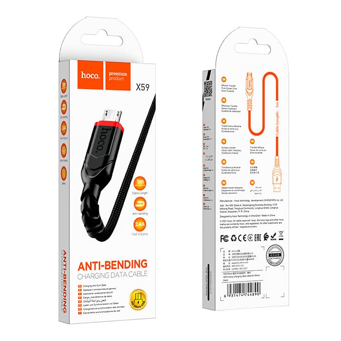 hoco-h59-victory-microusb-1m-black-62464