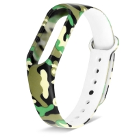 Ремешок для фитнес-браслета Mi Band 2 силиконовый лесной камуфляж