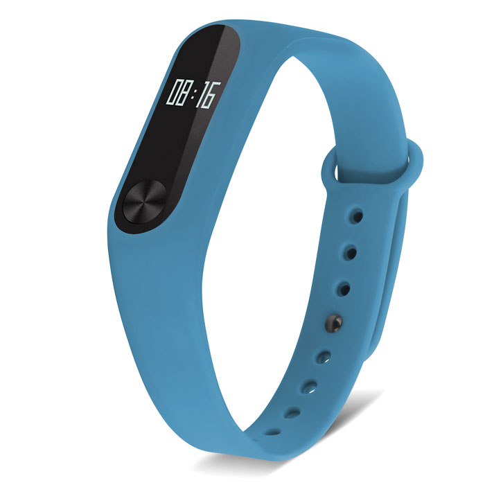 Ремешок для Mi Band 2 силиконовый синий