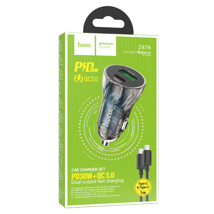 hoco-z47a-transparent-discovery-edition-type-c-to-type-c-black-62260