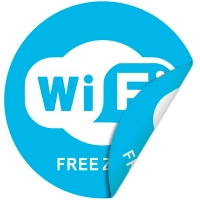 Наклейка 150 мм (Wi-Fi двухсторонняя)
