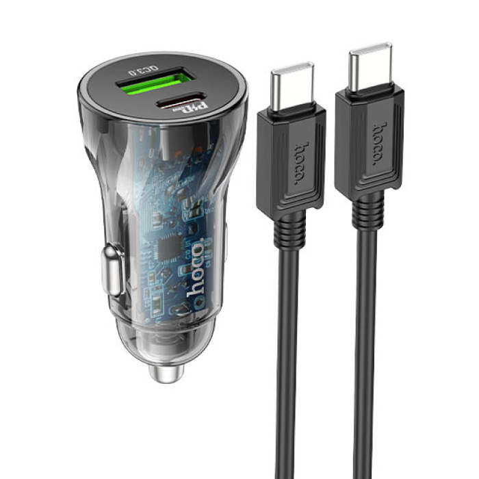 hoco-z47a-transparent-discovery-edition-type-c-to-type-c-black-62260