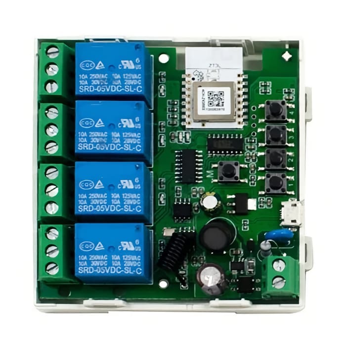WiFi, Bluetooth, RF реле 4Ch ZG-005-RF