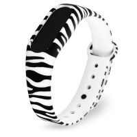 Ремешок для фитнес-браслета Mi Band 2 с узором зебра