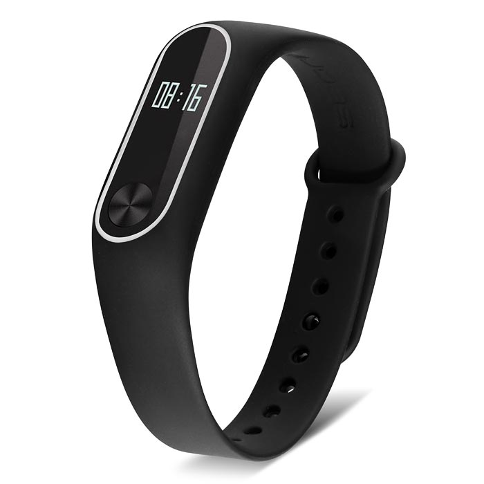 Ремешок для Mi Band 2 MIJOBS черный с белым