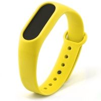 Ремешок для фитнес-браслета Mi Band 2 желтый